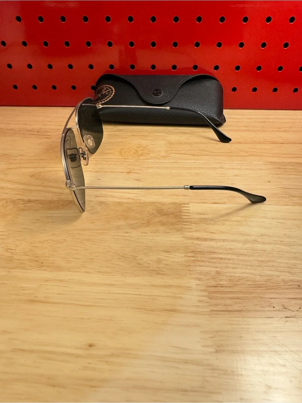 Ray-Ban Silver Frame Andrea Sunglasses